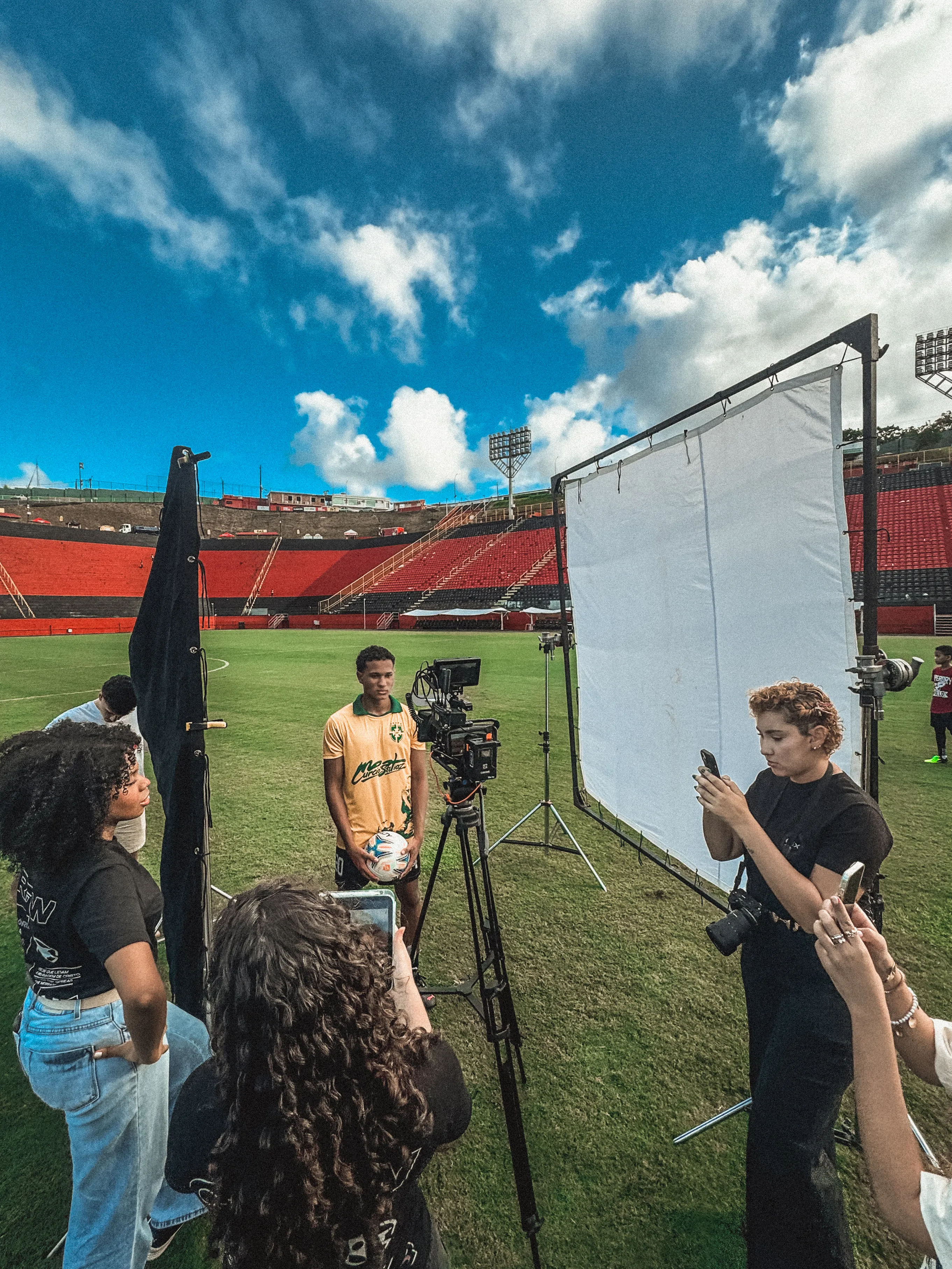 Comunidade Luz no Set - Bastidores